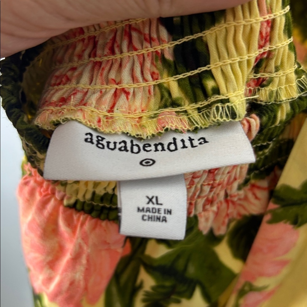 Aguabendita x Target Yellow Floral Halter Jumpsuit - Picture 7 of 8
